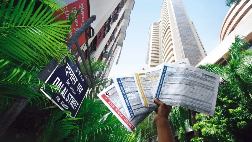Source-supplied image for: Sensex, Nifty fall as IT stocks drag markets; crude near $97