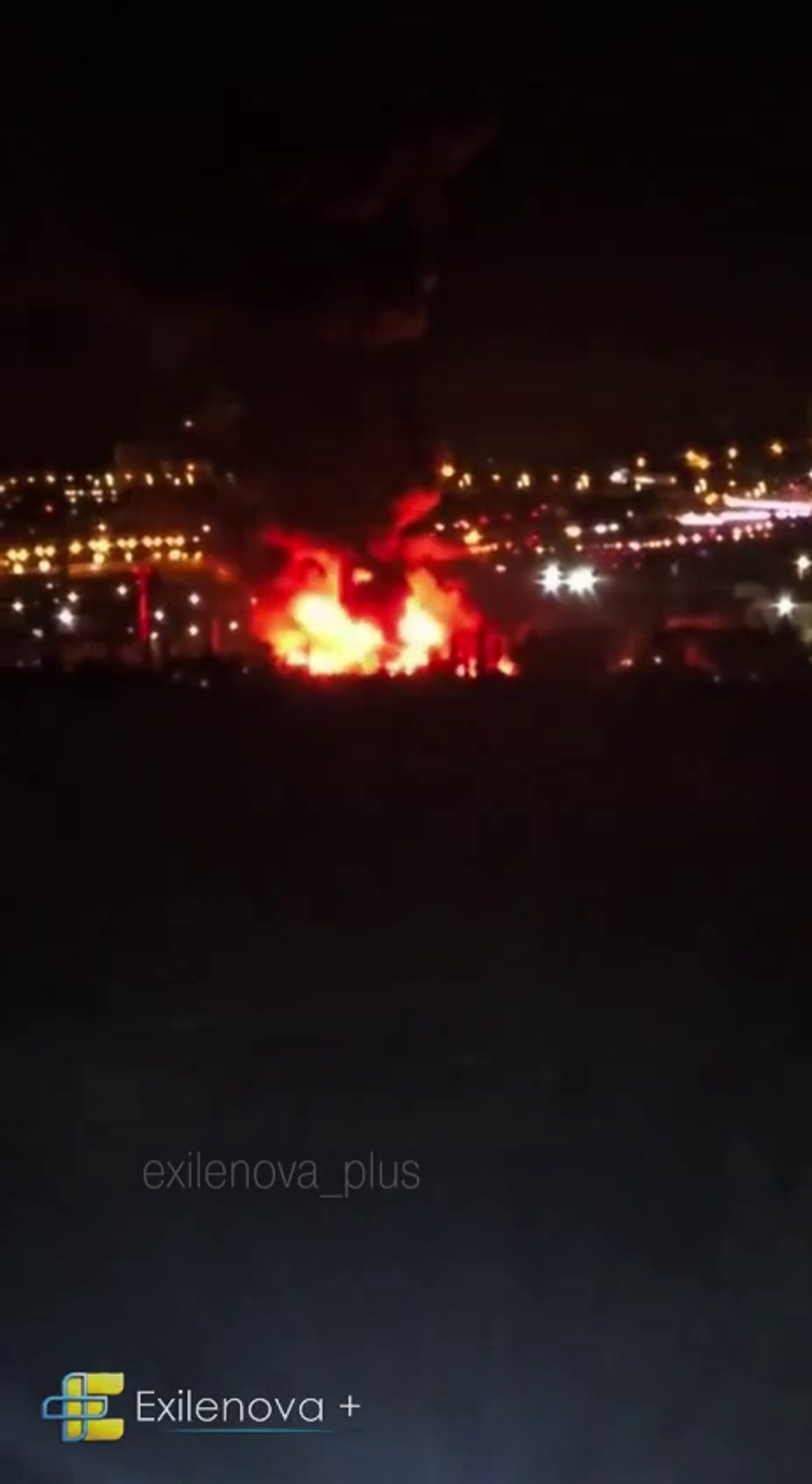 Source-supplied image for: Sochi oil depot reportedly erupts in flames again days after Ukrainian strikes